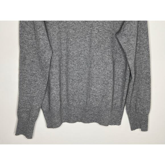Soft Goat 100% Cashmere Long Sleeve Crew Neck Jumper Sweater Gray Medium - Picture 4 of 10
